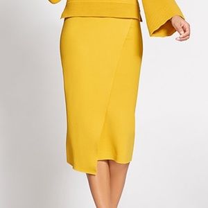 NWT NY&Co. Gabrielle Union Wrap Sweater Skirt